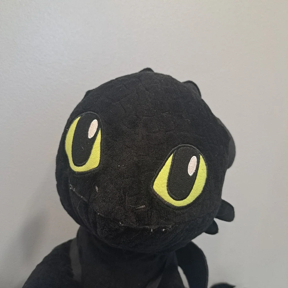 Build-A-Bear Toothless Plush How to Train‎ Your Dragon Black Dragon B-A-B Toy